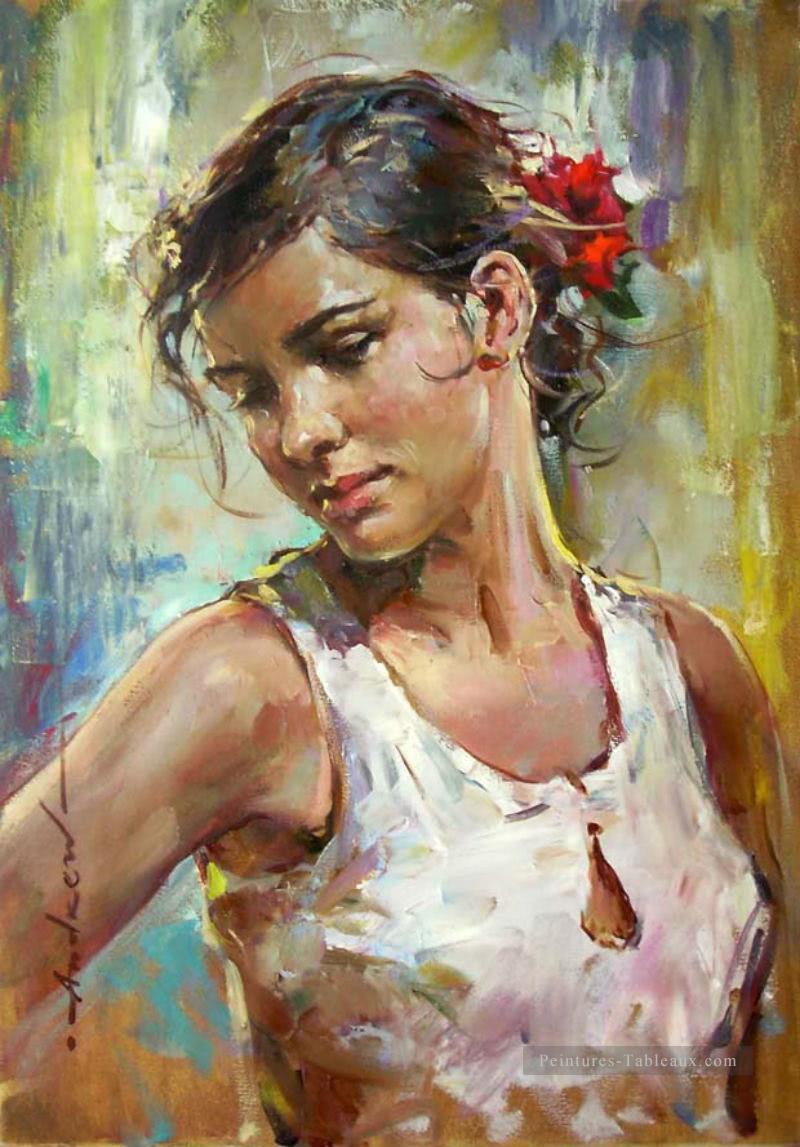 Une jolie femme AA 09 Impressionist Peintures à l'huile